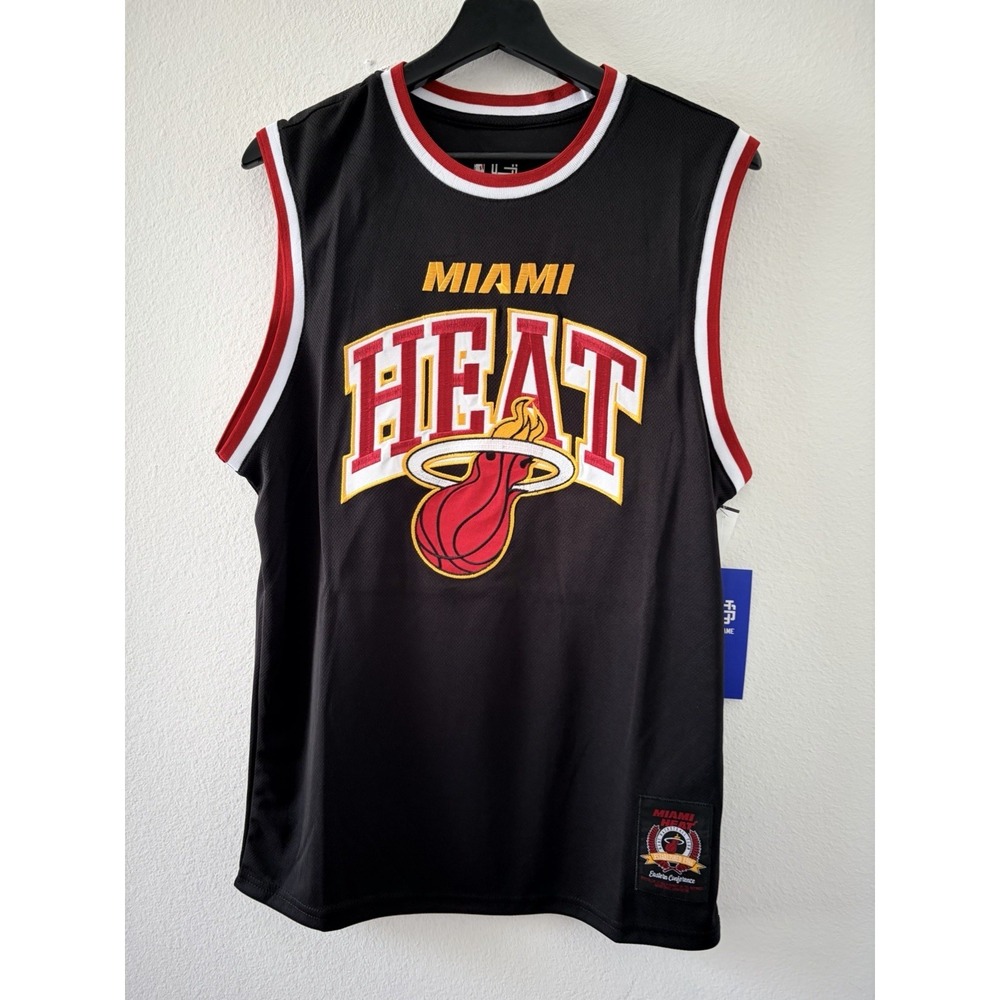 Ultra Game NBA Miami Heat Tank Top Black Mesh Jersey Size Small NWT New